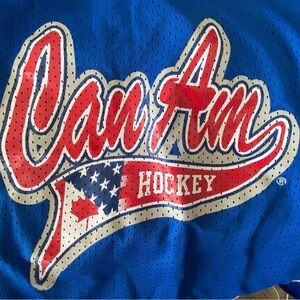 Hockey jersey - XL men’s blue with white stripes.